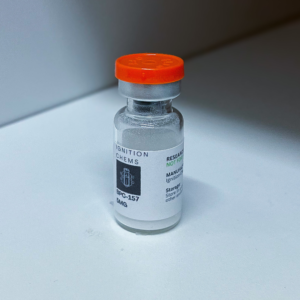BPC-157 peptide vial from Ignition Chems, for research only.