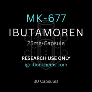MK677 capsules from ignition chems sold for research purposes only