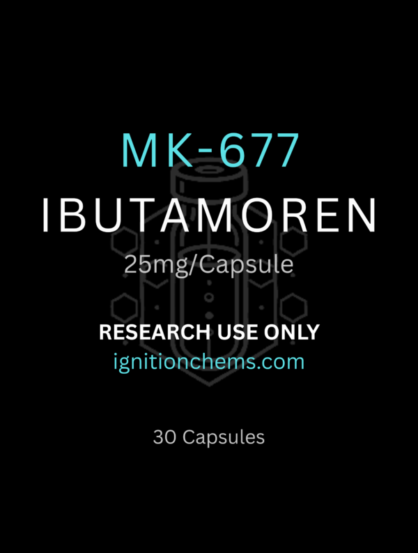 MK677 capsules from ignition chems sold for research purposes only