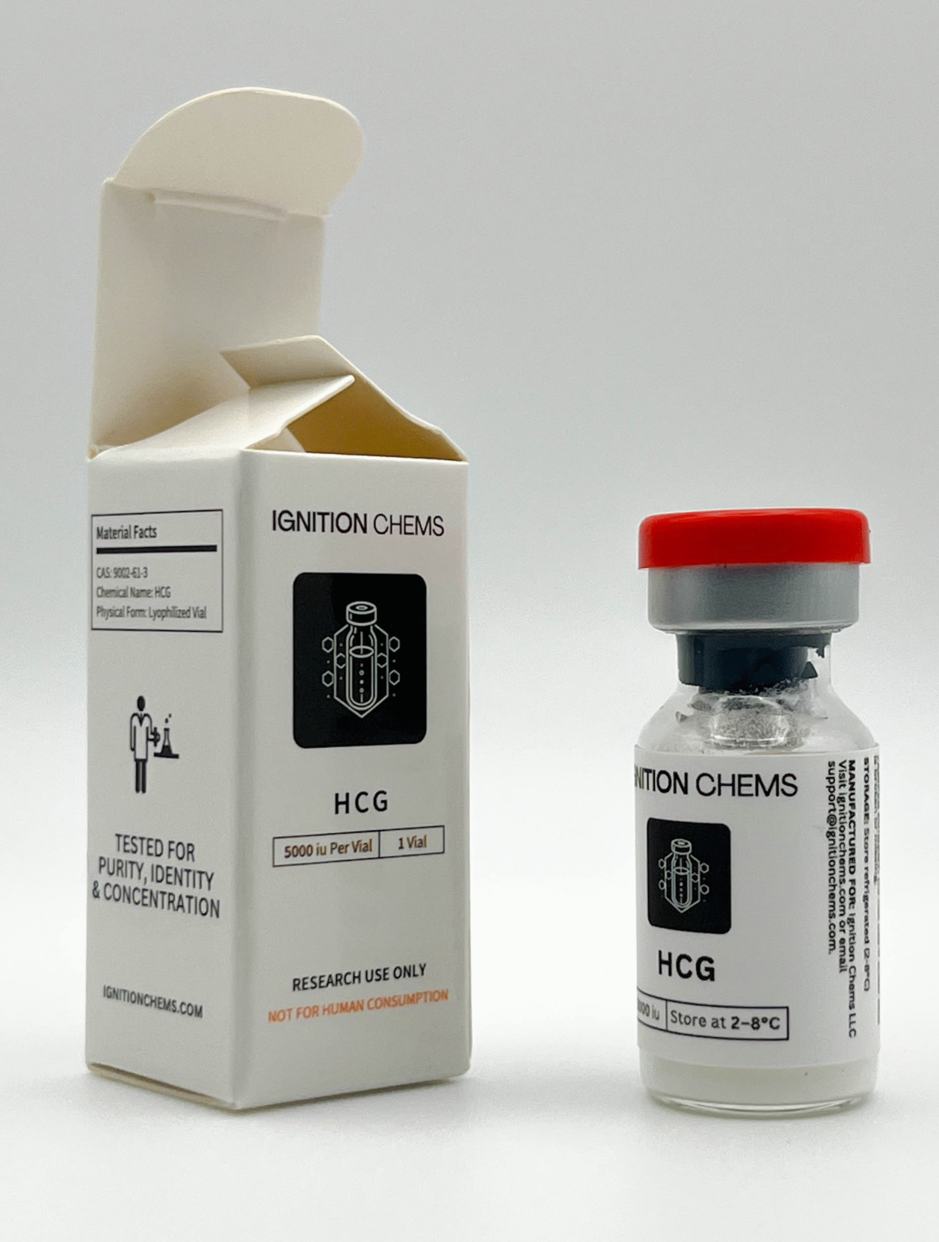 hcg for research use only from ignition chems